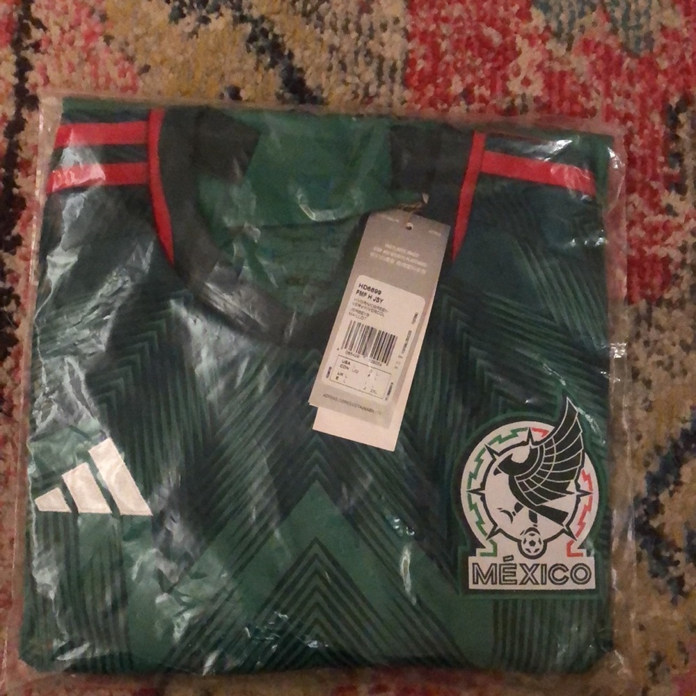 adidas Mexico Jersey. Brand new with tags. Slim Fit Large